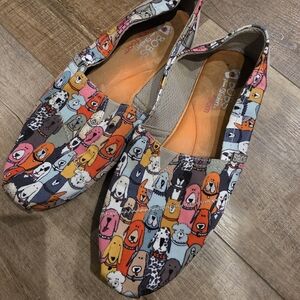 Bobs For Dogs Skechers Dog Print Slip-On Shoes